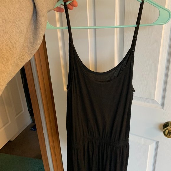 Black H&M tank top romper with adjustable straps - Picture 2 of 2